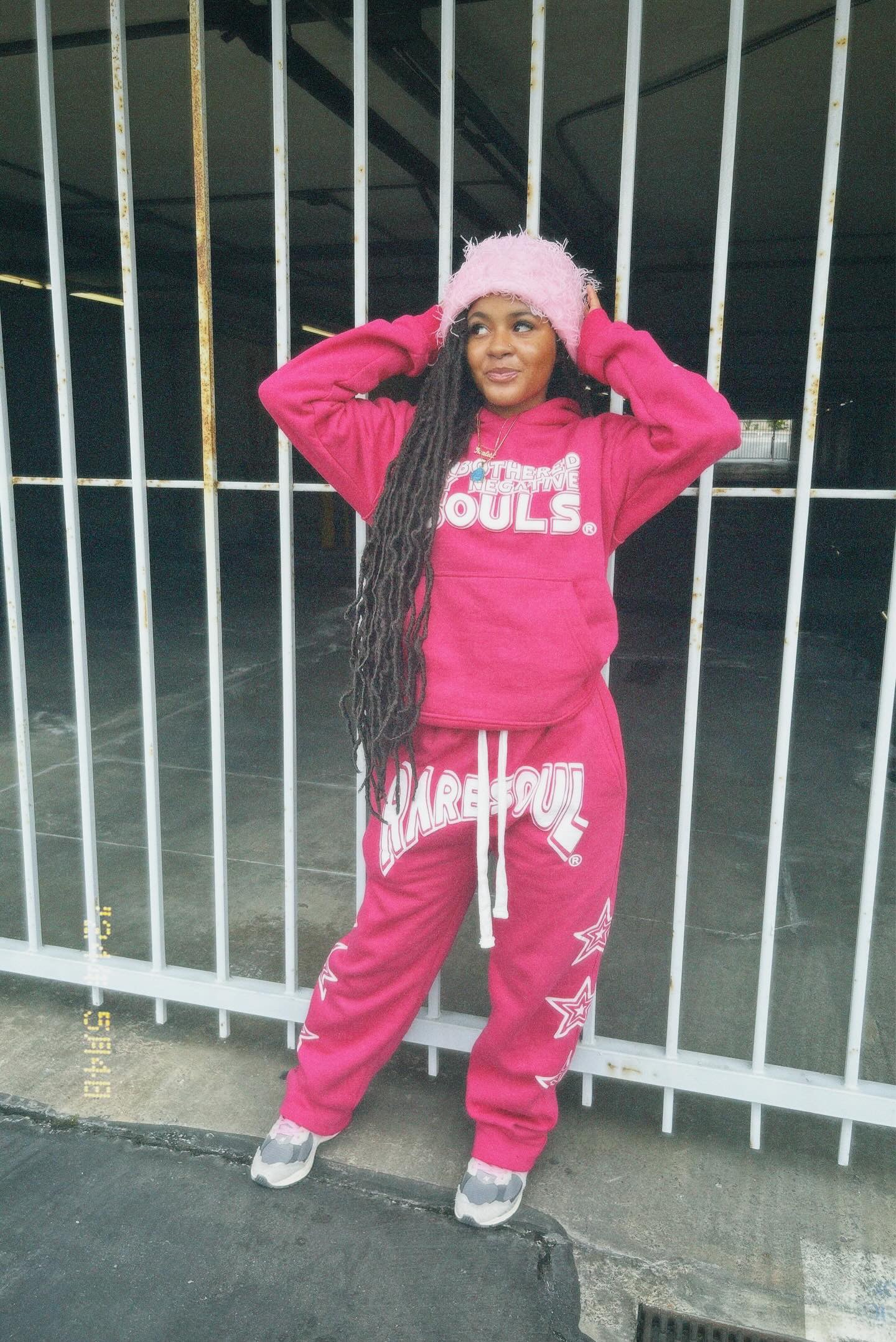 Rare Soul Sweats (Pink & White)