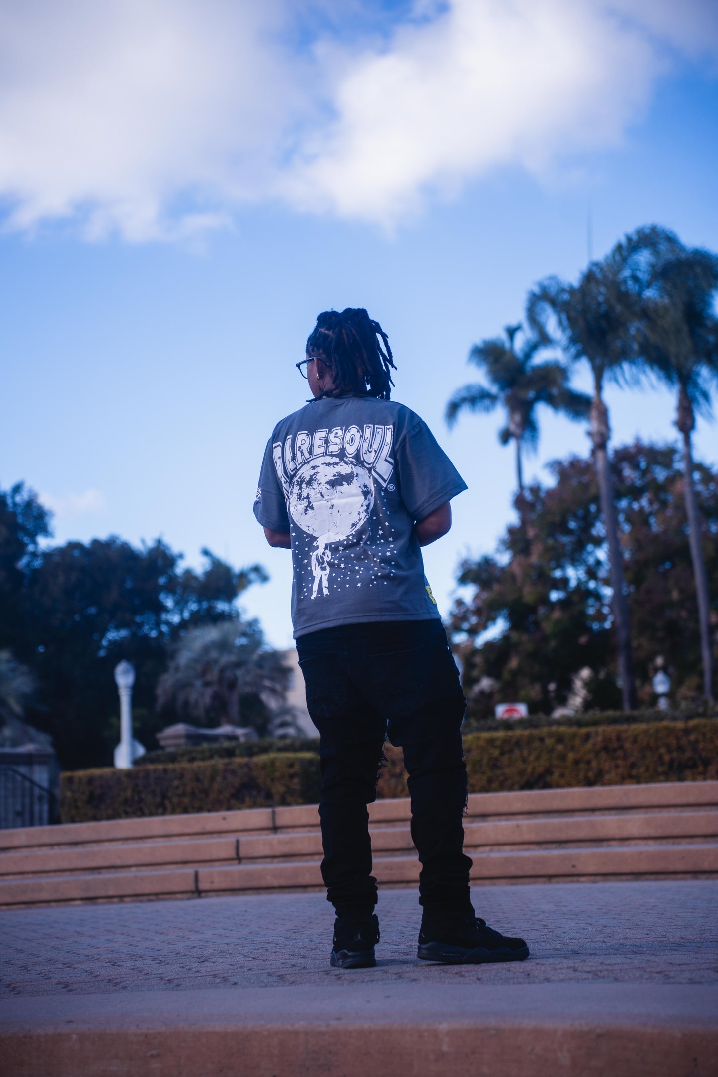 Unbothered Tee (Grey & White)